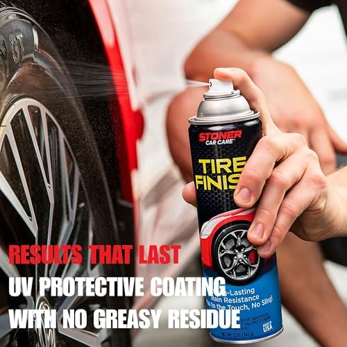 Tire Finish Tire Shine Spray, 12 oz, 91094 (Pack of 2)