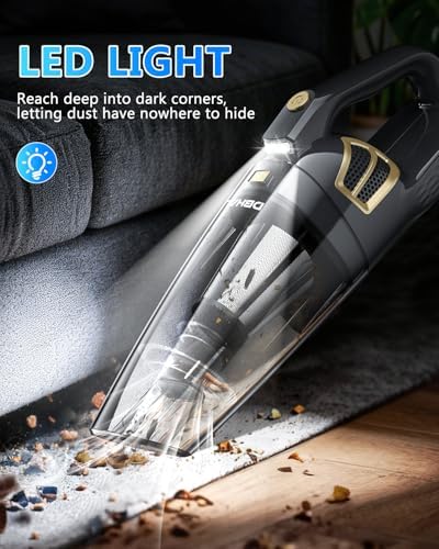 Handheld Vacuum Cordless Rechargeable, Hand Held Car Vacuum Cleaner