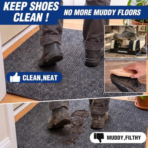 Boot Scrubber, Shoe Brush Kit, Boot Brush Set Outdoor Indoor