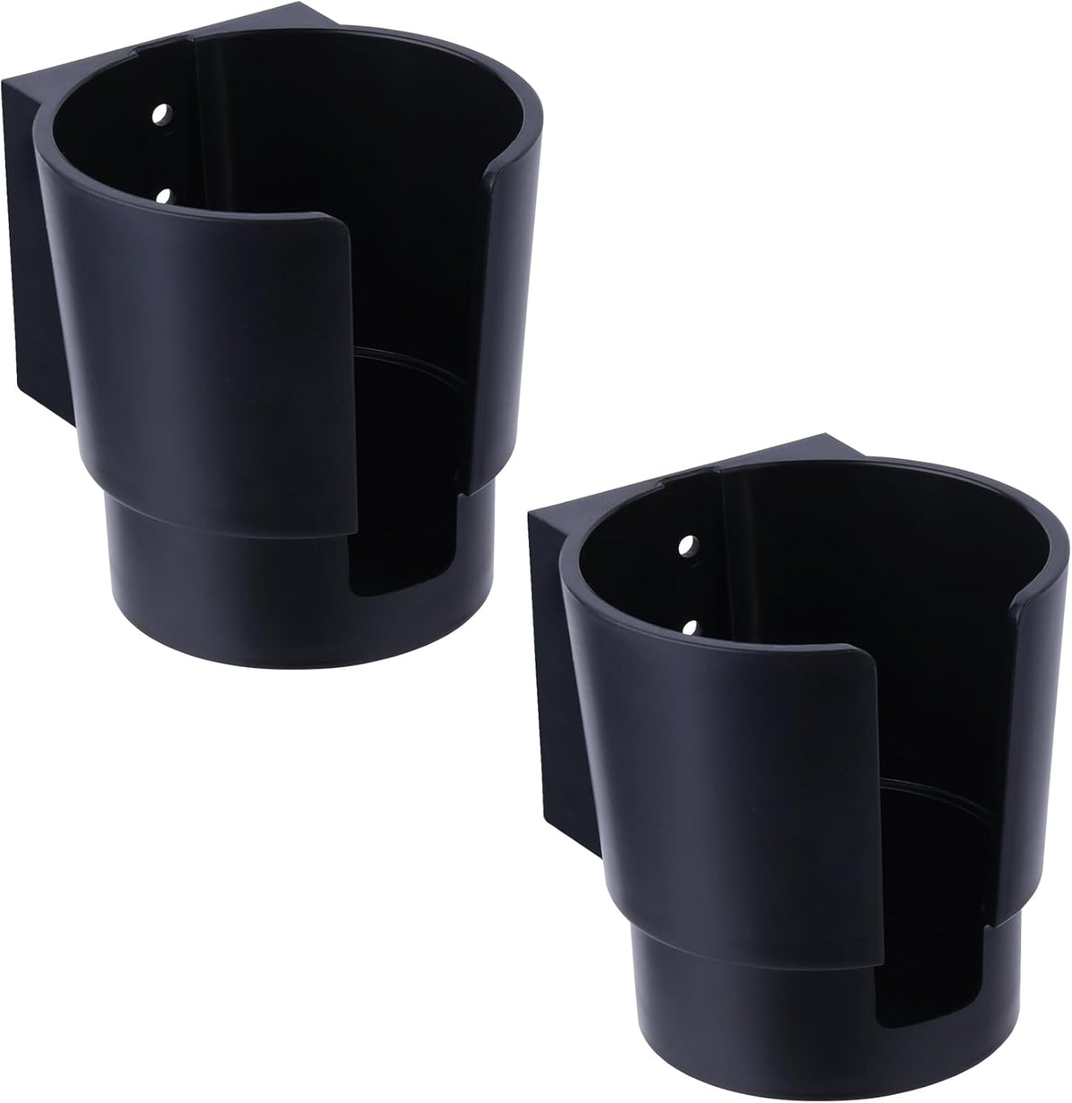 Universal Large Cup Holder Wall Mount, Heavy Duty Plastic Drink Holder
