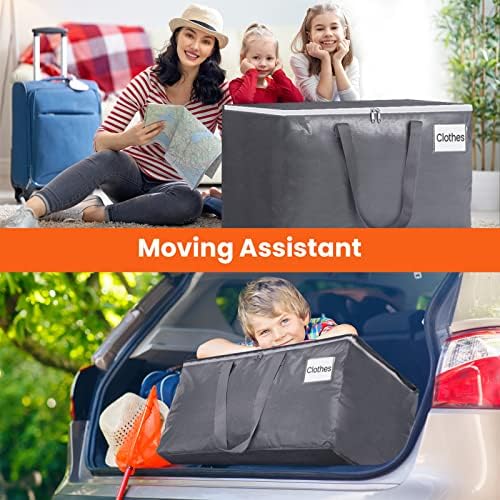 Large Moving Bags, Storage Bags, 93L-6 Pack