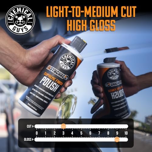 InSynchro V45 Medium Cut Car Polish for Paint Defects, 16 oz