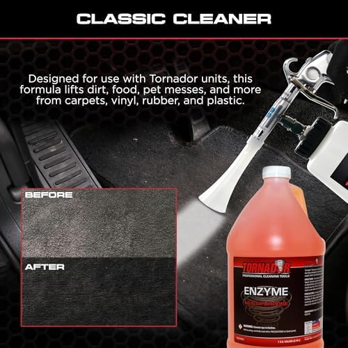 TC-Enzyme Multi-Purpose Cleaner – 1 Gallon | Enzyme Interior Cleaner for Carpet, Upholstery, Car Detailing Car Cleaning Gun Solution | Odor Control Concentrate