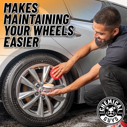 Wheel Guard & Rim Wax for All Wheel Finishes, Carnauba, 8 oz