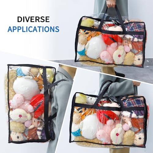 Blanket Storage Bags Extra Large 60L 4 Pack Clothes Organizer
