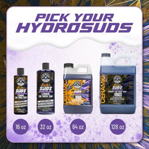HydroSuds Ceramic High Foaming Car Wash Soap, Berry, 64 oz