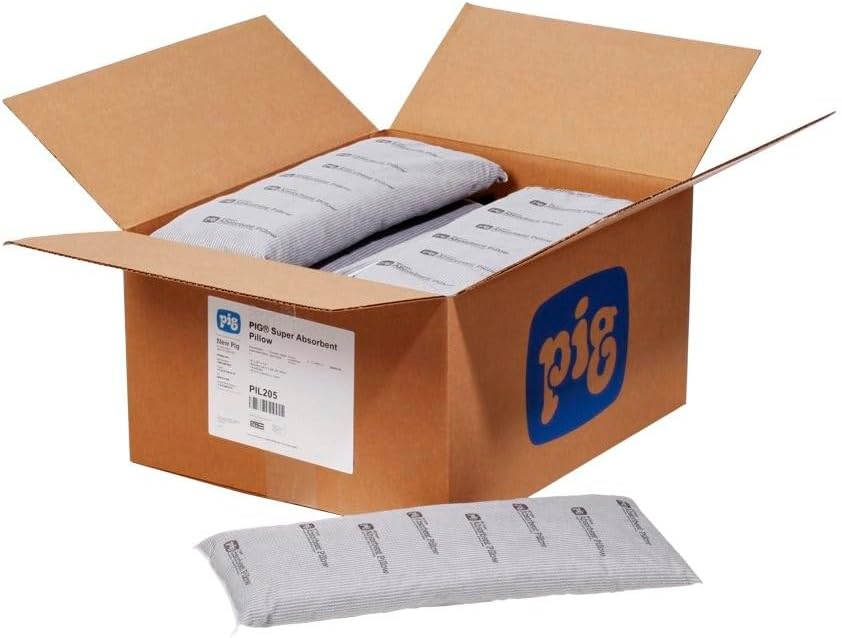 Super Absorbent Pillow - 14 Pillows - 8" x 20" - Absorbs up to 1 gal. per Pillow - PIL205