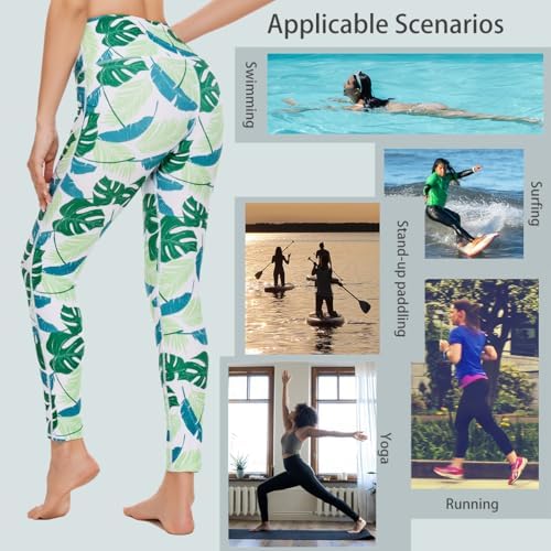 Women's Swim Pants UPF 50+ High Waist Rash Guard Leggings