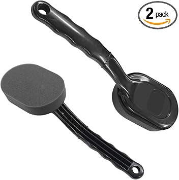 2PCS Tire Shine Applicator Brush, with High-Density Sponge