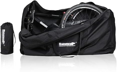 Rhinowalk Folding Bike Carry Bag 20" Thick/ 26" Thin/26 Thick Bicycle Transport Storage Case Bike Travel Bag for Air Tra