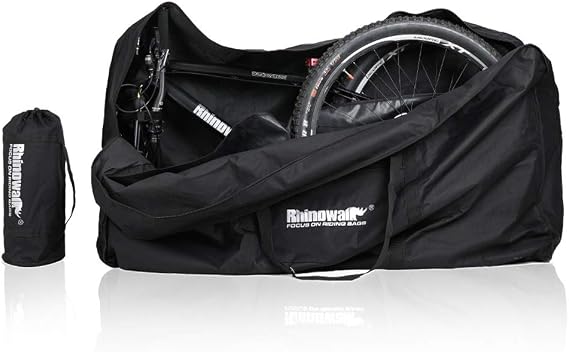 Rhinowalk Folding Bike Carry Bag 20" Thick/ 26" Thin/26 Thick Bicycle Transport Storage Case Bike Travel Bag for Air Tra