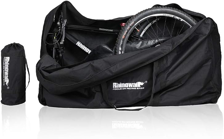 Rhinowalk Folding Bike Carry Bag 20" Thick/ 26" Thin/26 Thick Bicycle Transport Storage Case Bike Travel Bag for Air Tra