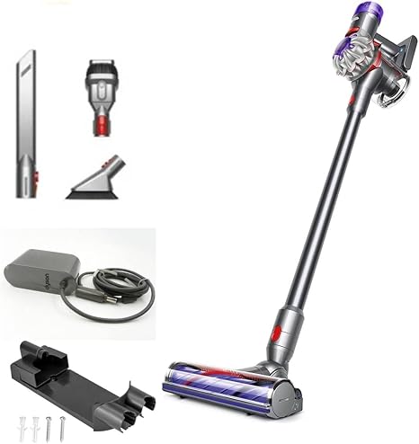 Dyson V8 Extra Cordless Vacuum Cleaner Purple (Renewed Premium) - Cleanova