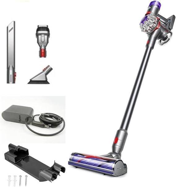 Dyson V8 Extra Cordless Vacuum Cleaner Purple (Renewed Premium) - Cleanova