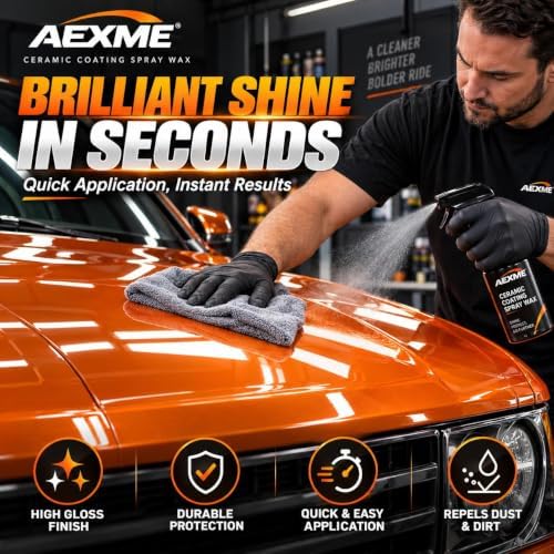 Car Ceramic Coating, Quick Spray Wax for Car Detailing High Gloss Shine