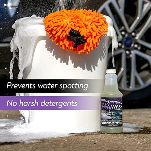 TopCoat PolyWash Concentrated, PH-Neutral Car Wash Soap