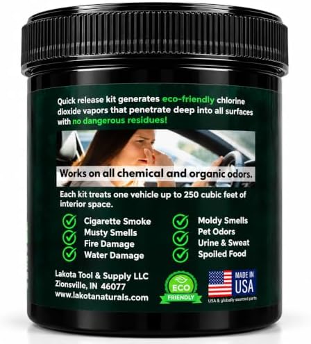 Chlorine Dioxide Car Bomb Odor Eliminator For Car, Scent Bomb Deodorizer