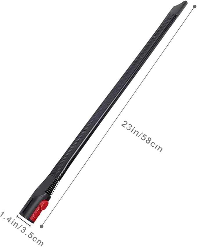 3-in-1 Vacuum Attachment Bundle for Dyson V15 V5s V12 V11 V10 V8 V7 Gen5-23" Flexible Crevice Tool + 63" Extension Hose + Soft Dusting Brush for Dryer Vent, Car Detailing, Delicate Surfaces