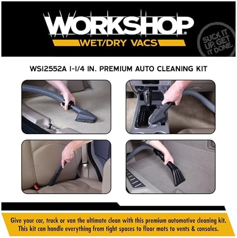 WS12552A 1-1/4-in. Auto Detailing Vac Attachment Kit