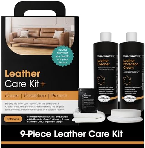 Large Leather Care Kit, For Cleaning & Protection