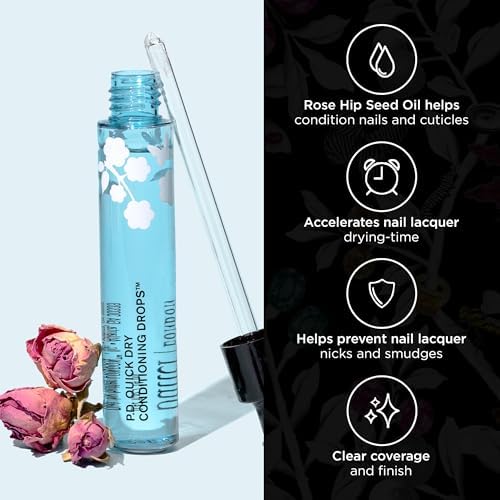 butter LONDON P.D. Quick Dry Conditioning Drops Cuticle Oil & PC21X Nail Lacquer Polish