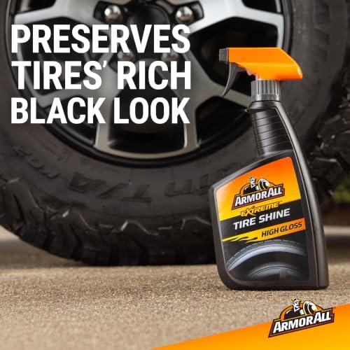 Extreme Tire Shine Spray, Tire Cleaner and Shine, 22 Fl Oz Each, 6 Pack