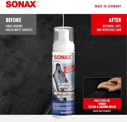 Upholstery & Alcantara Cleaner Foam, Car Interior Cleaner, 250 ml