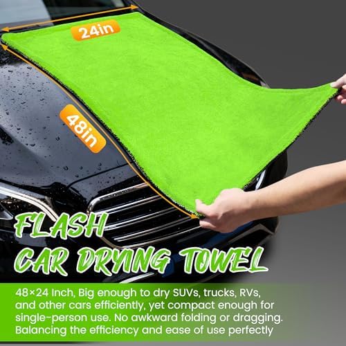 1400GSM Microfiber Car Drying Towel Detailing Extra Large 48"x24"