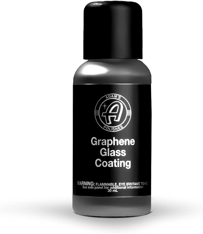 Adam's Polishes Graphene Glass Coating (30ml) - Advanced Rain Windshield Water Repellent for Cars, Shower Doors Mirrors 