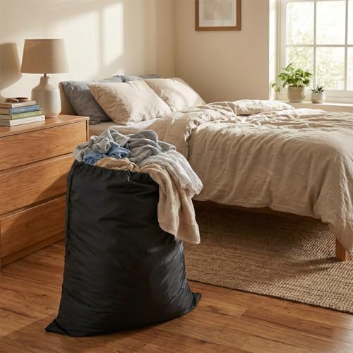 Extra Large Laundry & Storage Bag (43"x55", Black)
