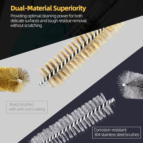 Wire Brushes for Cleaning,Parts Cleaning Brush,Pipe Cleaner Brush