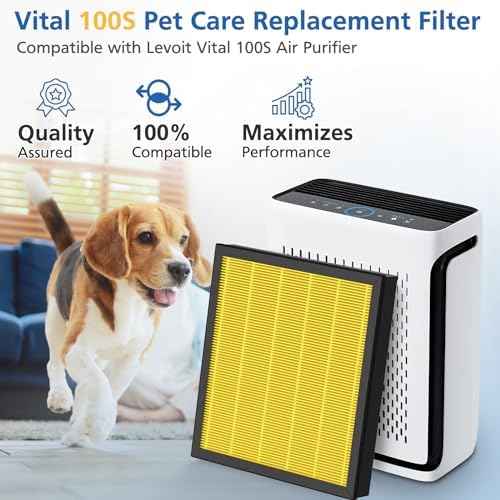Vital 100S Pet Care Replacement Filter for LEVOIT Vital 100S-P Air Purifier