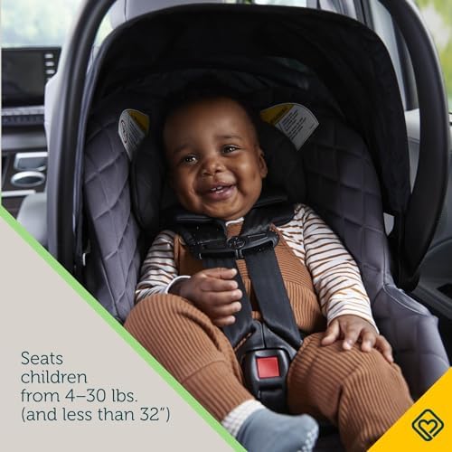 OnBoard™ Insta-Latch™ DLX Infant Car Seat with Base, Baby Car Seat for 4-30 lbs., Rear Facing Car Seat, Beach Rose