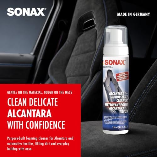 Upholstery & Alcantara Cleaner Foam, Car Interior Cleaner, 250 ml