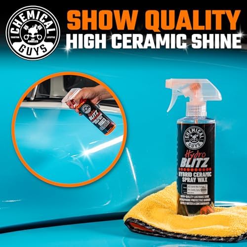 HydroBlitz Ceramic Spray Wax with Carnauba for Cars, 16 oz