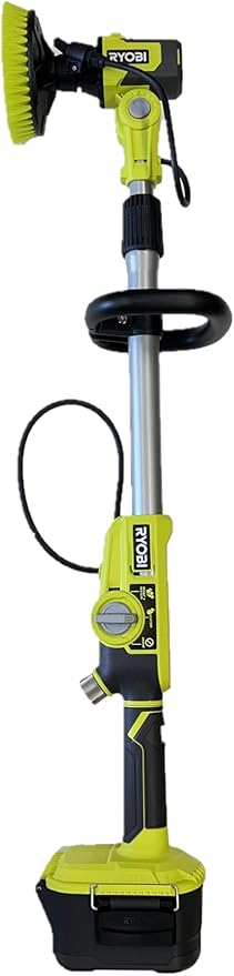 RYOBI ONEAND 18V Cordless TELESCOPING Power Scrubber and Compact Power SCRUBB