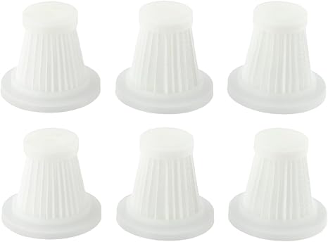 Washable & Reusable Filters for Cordless Mini Car Vacuum Cleaners, Upright Filter Element Handheld Vacuums Replacement(6 PACK) - Cleanova