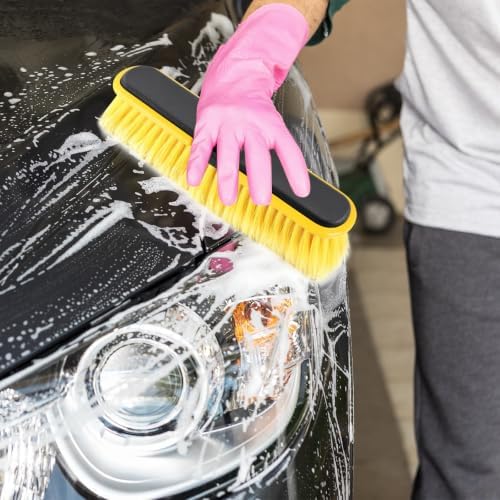 13'' Car Wash Brush Head Soft Bristle Scrub Rv Brush for Washing Exterior