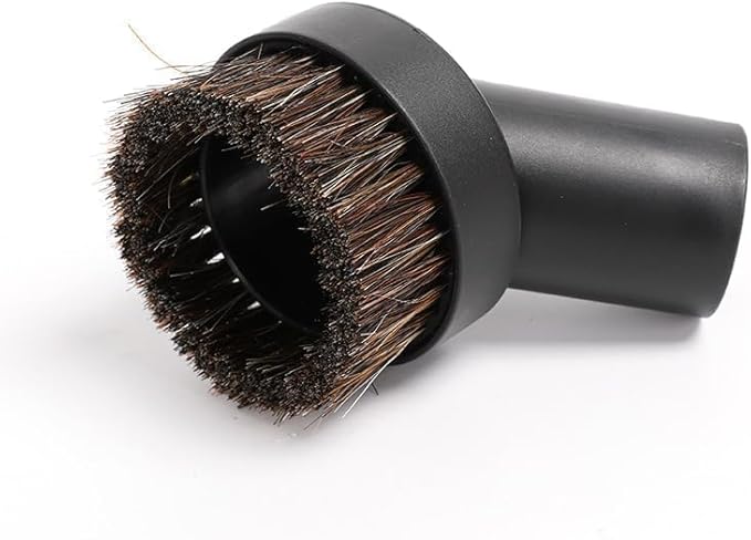 Round Dust Brush For Shark Vacuum Attachment with Hose Adapter, For Most Vacuum Cleaners Accessories