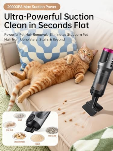 Cordless Car Vacuum Cleaner & Blower Portable Handheld Mini Vac High Power