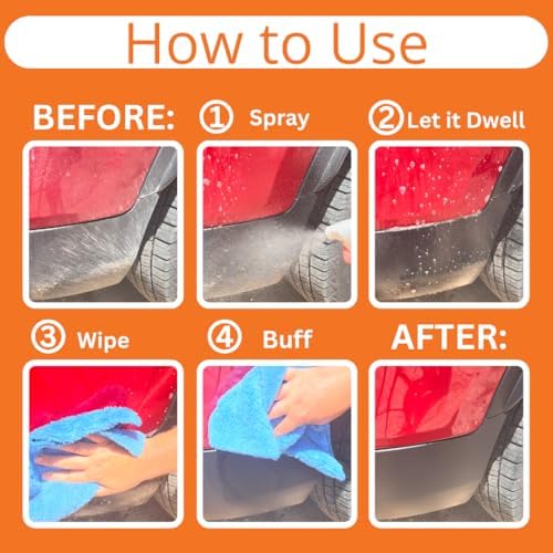 Premium WATERLESS Car Wash with Ultra Car Shine Effect California Wash&Shine 66 | Powerful Car Wash Soap for All Surfaces | Scratch-Free & Biodegradable Car Cleaner | 1 GAL