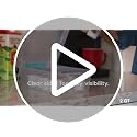 12 Qt - (4-Pack) Storage Bins with Lids, Plastic Box, Clear/Black