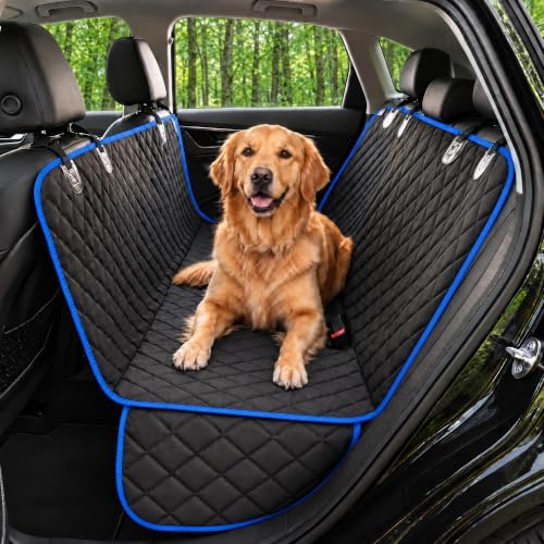 Dog Car Seat Cover for Back Seat, Dog Hammock for Car, SUV, Truck & Tesla