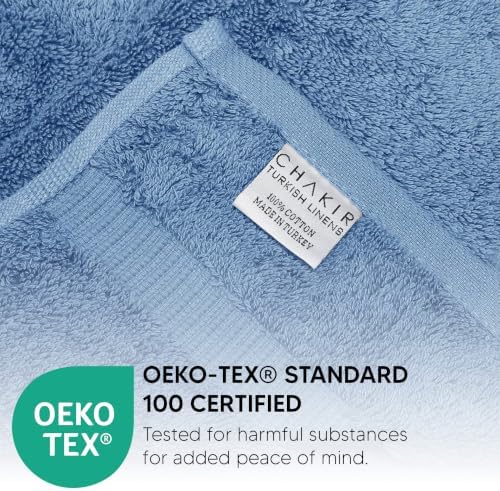 100% Cotton 6-Piece Towel Set, Wedgewood