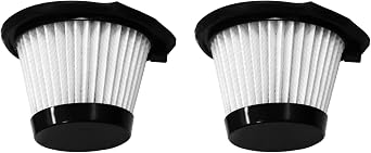 SEALON FZ0050 2 Pack HEPA Replacement Filters for GV02 Handheld Vacuum with Fine Particle Filtration, Ideal for Home Cle
