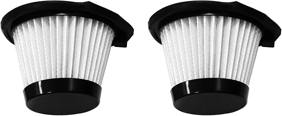 SEALON FZ0050 2 Pack HEPA Replacement Filters for GV02 Handheld Vacuum with Fine Particle Filtration, Ideal for Home Cle