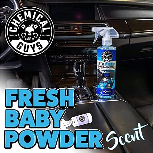 Total Interior Cleaner and Protectant + Streak Free Glass & Window Cleaner, (Ammonia Free & Safe on Tinted Windows, Safe for Cars, Trucks, SUVs, Jeeps, RVs & More, (2-16 fl oz)