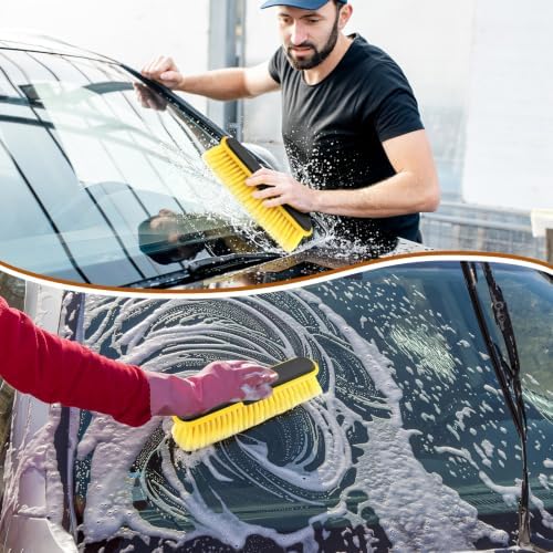 13'' Car Wash Brush Head Soft Bristle Scrub Rv Brush for Washing Exterior