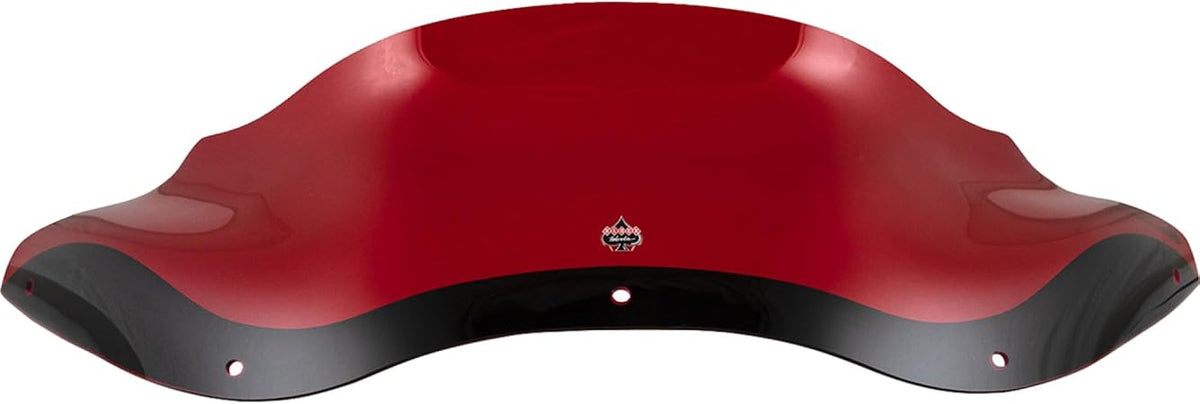Klock Werks KWW-01-0691 Kolor Sport Flare Windshield - 8in. - Red