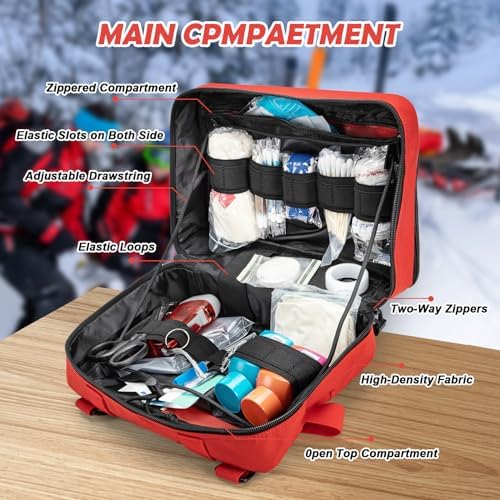 Tactical Molle Pouch Large Admin Bag Utility Tool Pouches Molle Attachment EDC Pouches Expandable Molle Accessories Organizer Medical Pocket U.S.A Patch Included